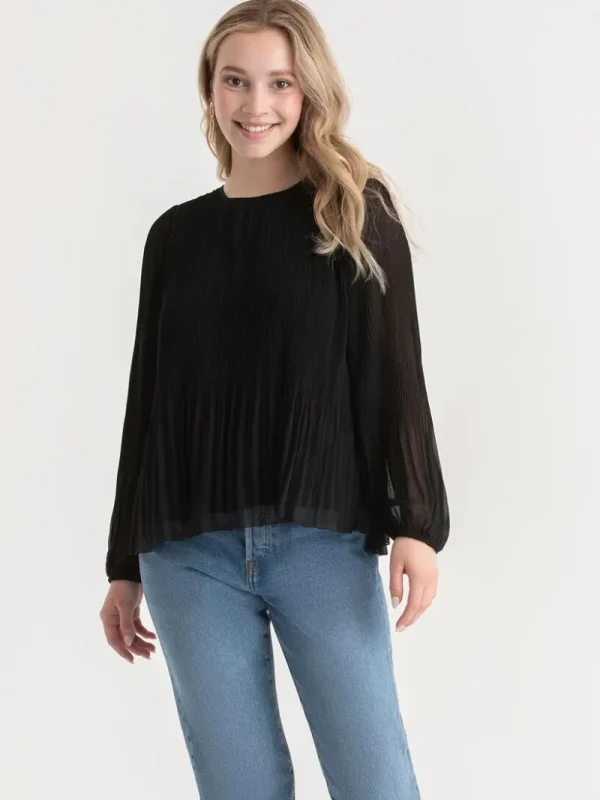 Ricki's Shirts & Blouses*Long Sleeve Release Pleat Blouse