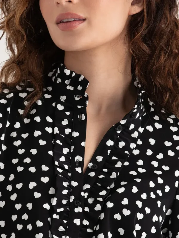 Ricki's Shirts & Blouses*Long Sleeve Ruffle Blouse