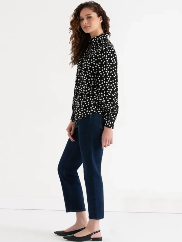 Ricki's Shirts & Blouses*Long Sleeve Ruffle Blouse