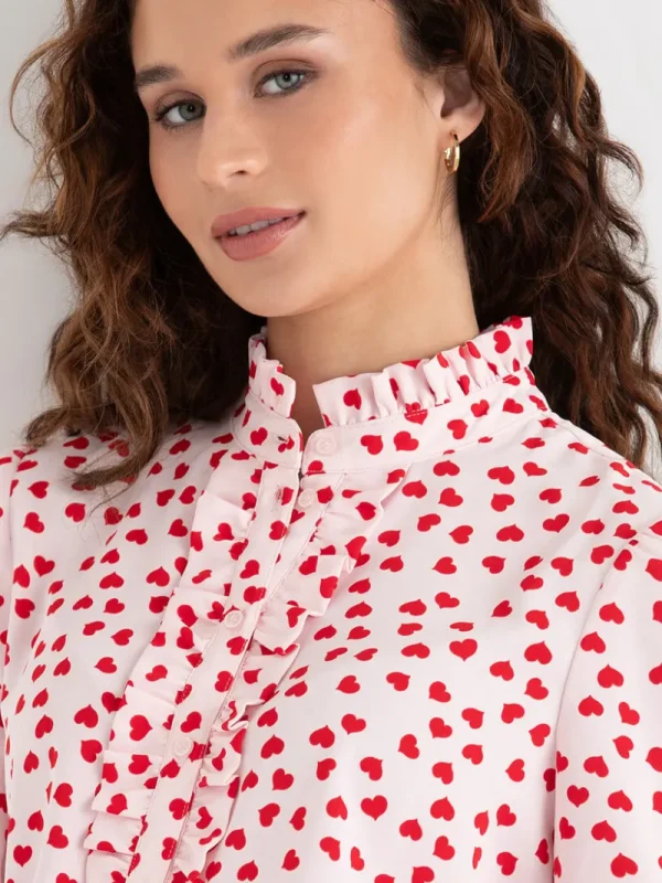 Ricki's Shirts & Blouses*Long Sleeve Ruffle Blouse