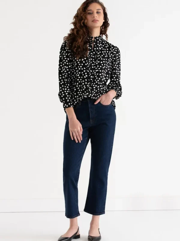 Ricki's Shirts & Blouses*Long Sleeve Ruffle Blouse