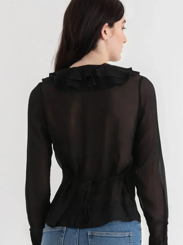 Ricki's Shirts & Blouses*Long Sleeve Ruffle Blouse