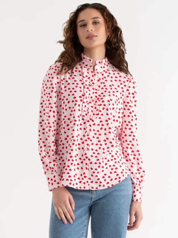 Ricki's Shirts & Blouses*Long Sleeve Ruffle Blouse