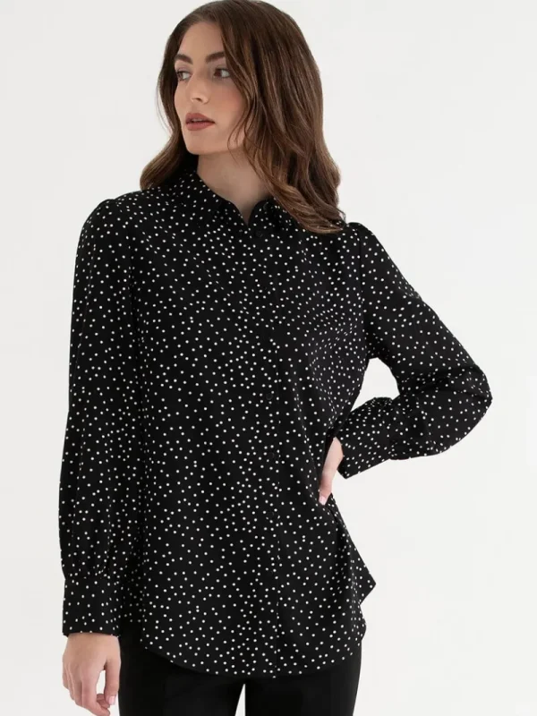 Ricki's Tees & Tanks*Longer Length Collared Blouse