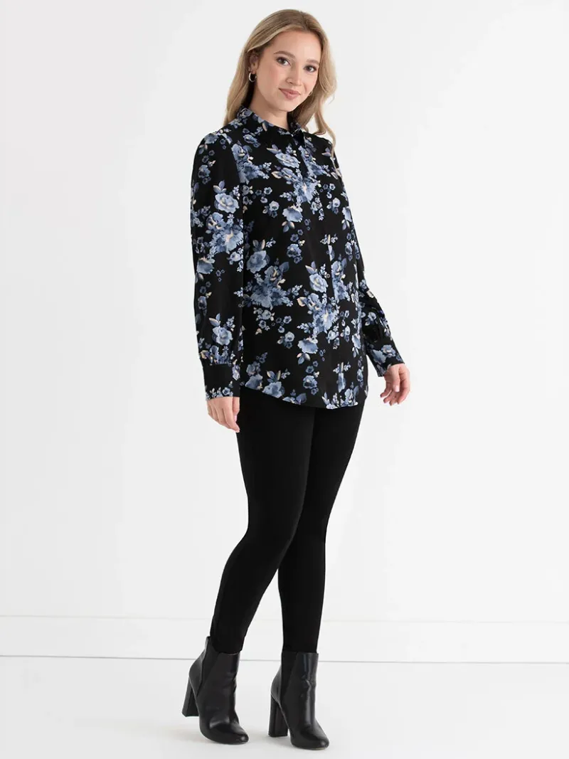 longer_length_collared_bl_0-4.webp Ricki's Tees & Tanks*Longer Length Collared Blouse