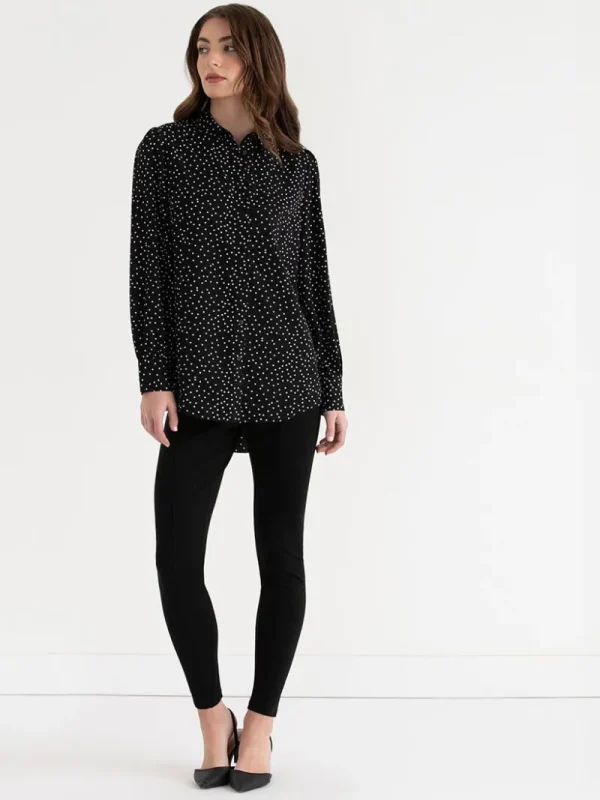 Ricki's Tees & Tanks*Longer Length Collared Blouse