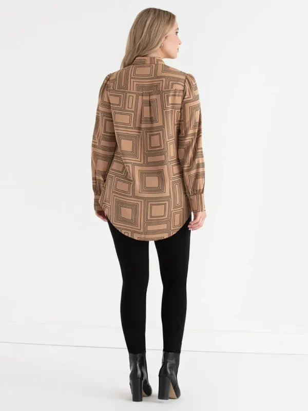 Ricki's Tees & Tanks*Longer Length Collared Blouse