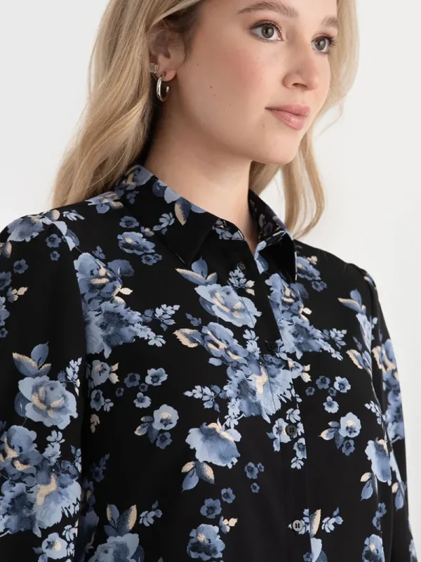 Ricki's Tees & Tanks*Longer Length Collared Blouse