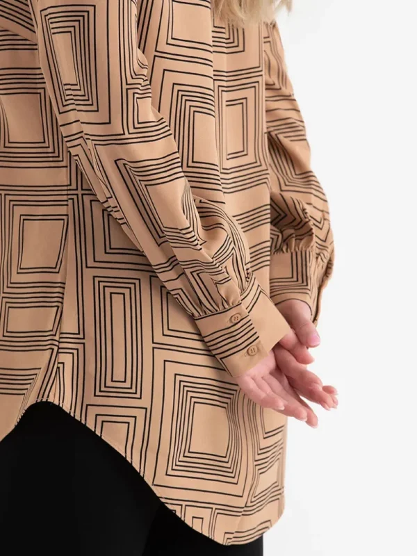 Ricki's Tees & Tanks*Longer Length Collared Blouse