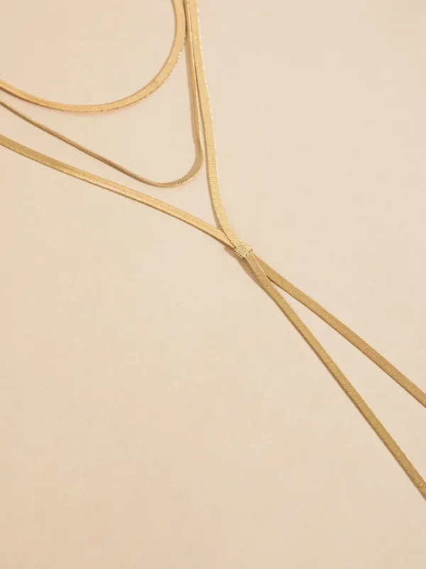 Ricki's Necklaces*Long-Layered Snake Chain Necklace