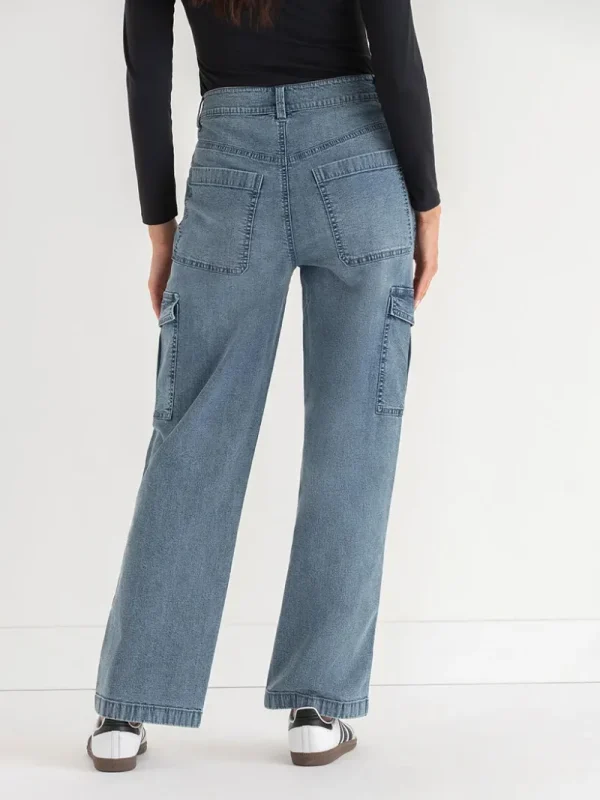 Ricki's Jeans*Lucy Loose Straight Cargo Jeans