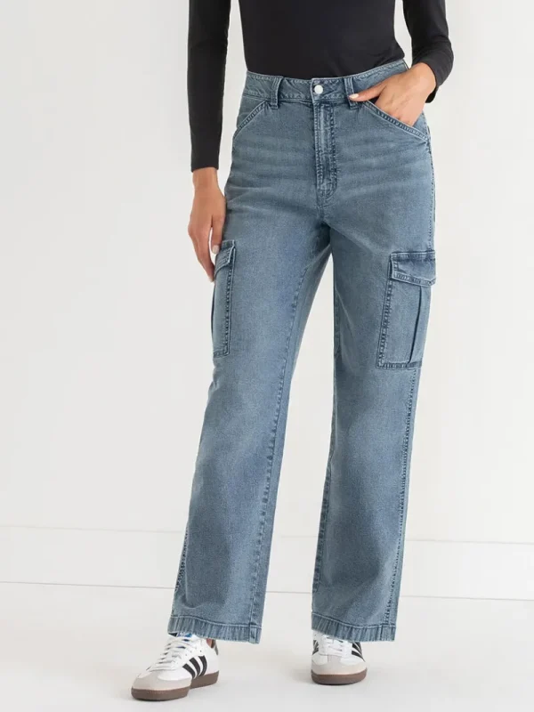 Ricki's Jeans*Lucy Loose Straight Cargo Jeans