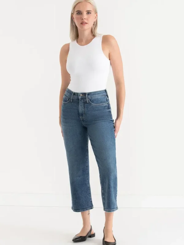 Ricki's Jeans*Lucy Straight Leg Cropped Jeans