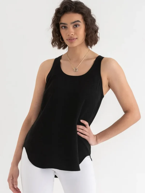 Ricki's Tees & Tanks*Lyla Textured Essential Tank