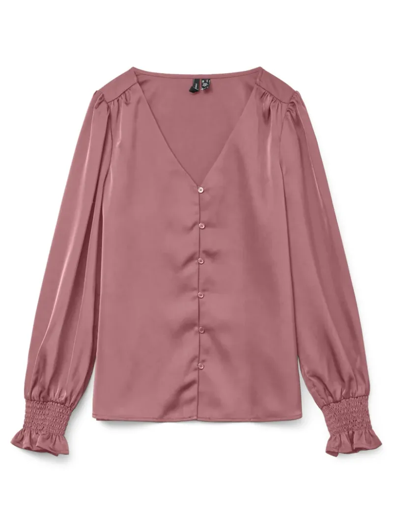 maxine_smock_button_top___0-4.webp Ricki's Shirts & Blouses*Maxine Smock Button Top | Vero Moda