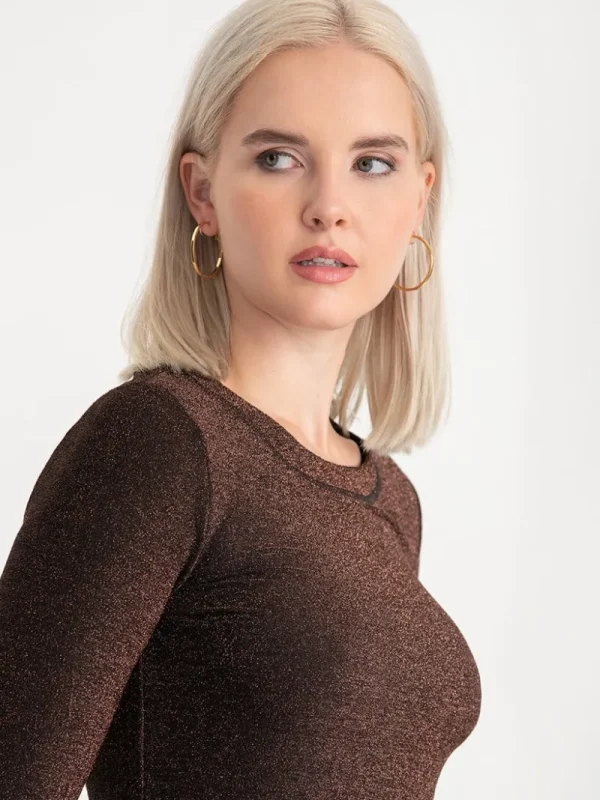 Ricki's Shirts & Blouses*Metallic Jersey Top