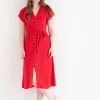 Ricki's Maxi & Midi Dresses*Midi Linen Shirtdress