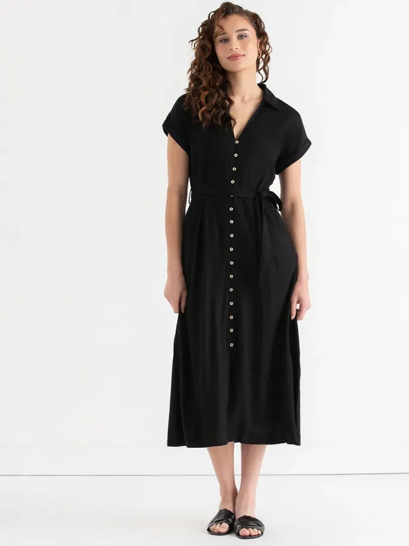 midi_linen_shirtdress_0-2.webp Ricki's Maxi & Midi Dresses*Midi Linen Shirtdress