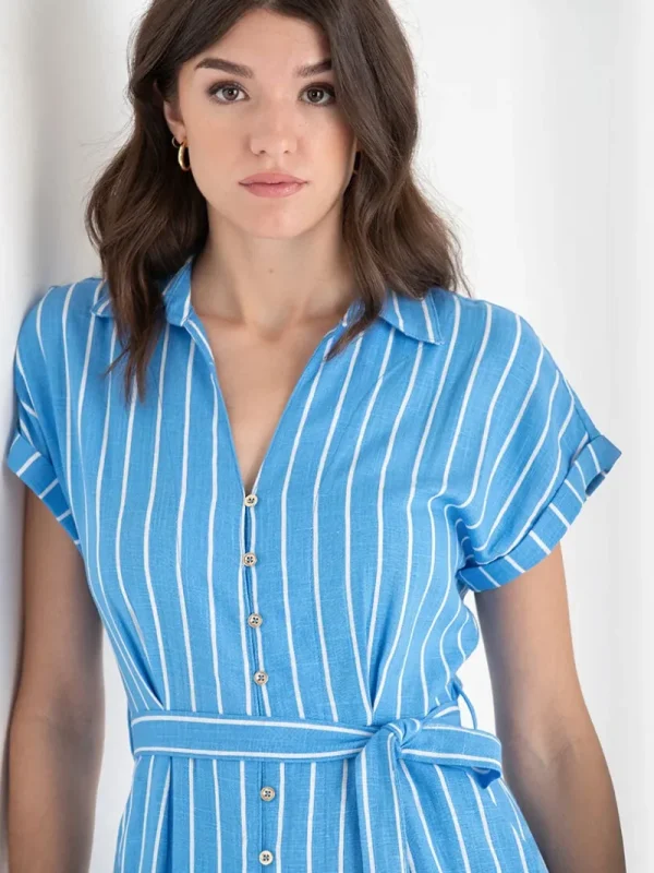 Ricki's Maxi & Midi Dresses*Midi Linen Shirtdress