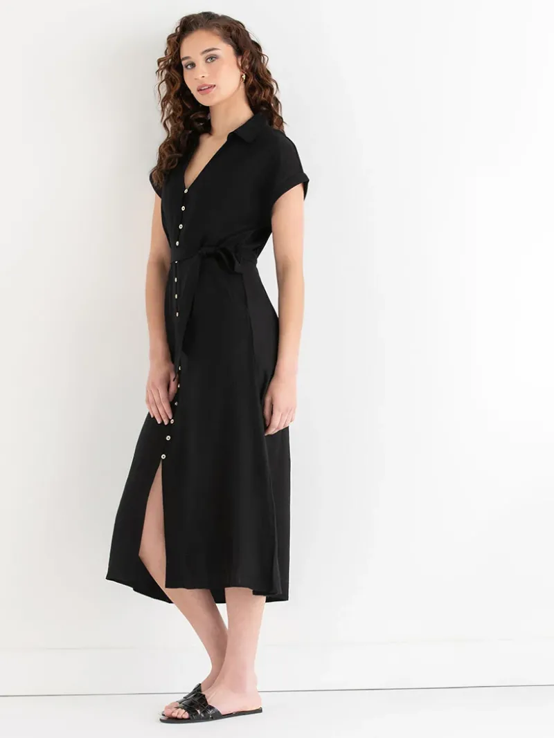 midi_linen_shirtdress_2-2.webp Ricki's Maxi & Midi Dresses*Midi Linen Shirtdress