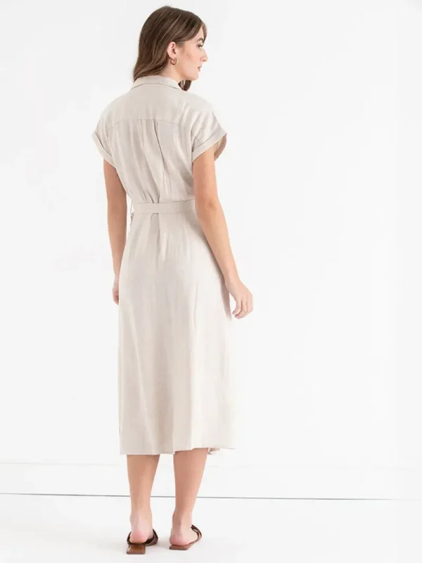 Ricki's Maxi & Midi Dresses*Midi Linen Shirtdress