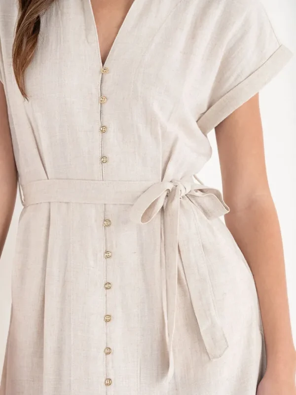 Ricki's Maxi & Midi Dresses*Midi Linen Shirtdress