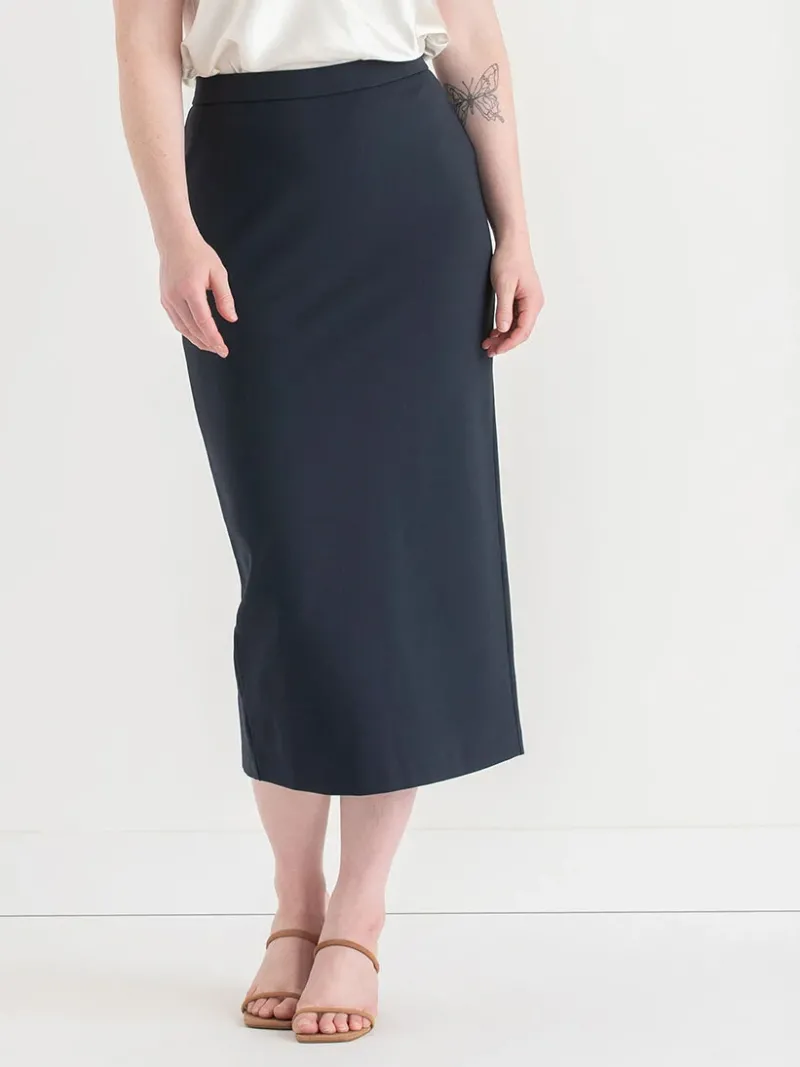 midi_pencil_skirt_in_luxe_4.webp Ricki's Skirts & Shorts*Midi Pencil Skirt in Luxe Ponte