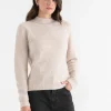 Ricki's Sweaters & Cardigans*Mock Neck Pearl Pullover Sweater