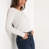 Ricki's Tees & Tanks*Modal Long Sleeve Scoop Neck Top