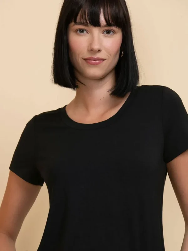 Ricki's Tees & Tanks*Modal Short Sleeve Scoop Neck Top