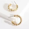 Ricki's Earrings*Multi-Pearl and Metal Hoops