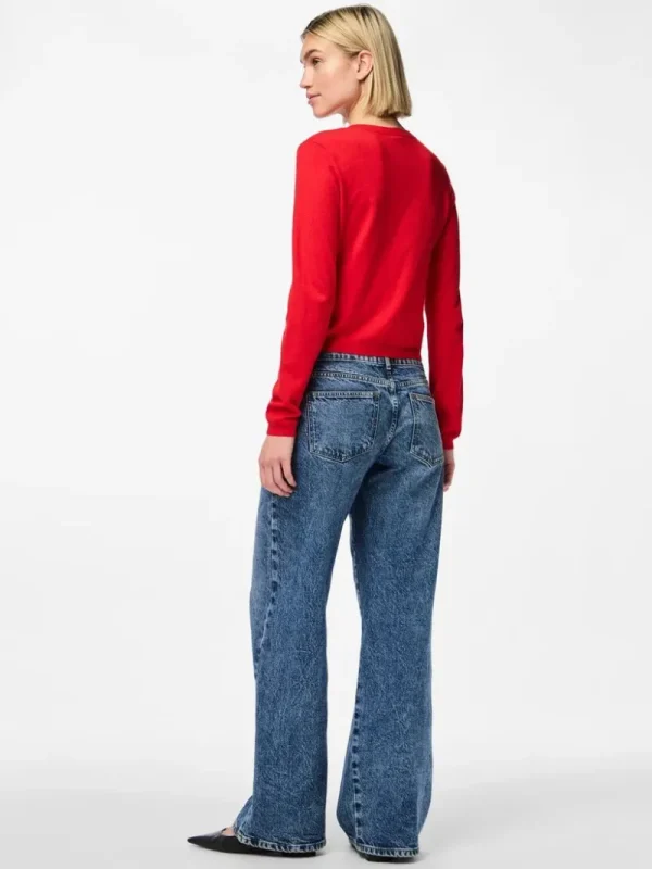 Ricki's Sweaters & Cardigans*Natalie Long Sleeve Round Neck Knit Cardigan | PIECES