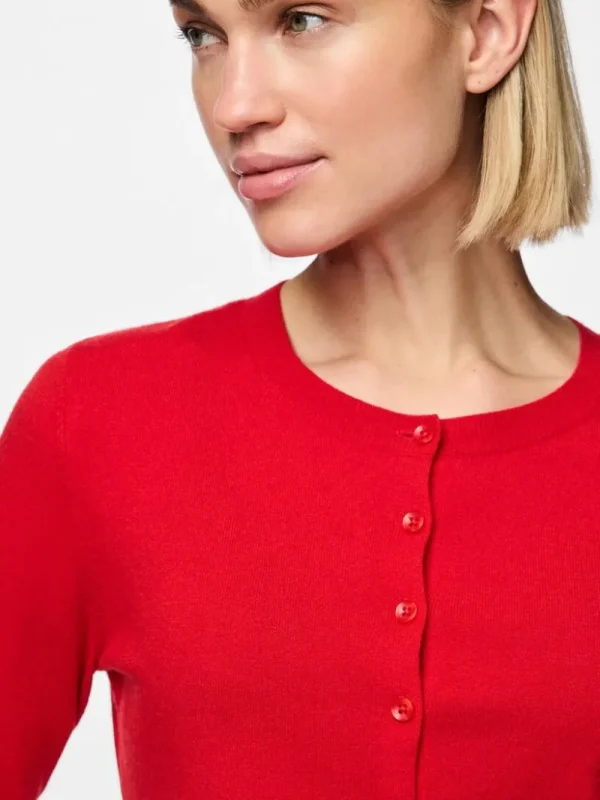 Ricki's Sweaters & Cardigans*Natalie Long Sleeve Round Neck Knit Cardigan | PIECES