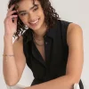 Ricki's Shirts & Blouses*Nicole Sleeveless Collared Shirt