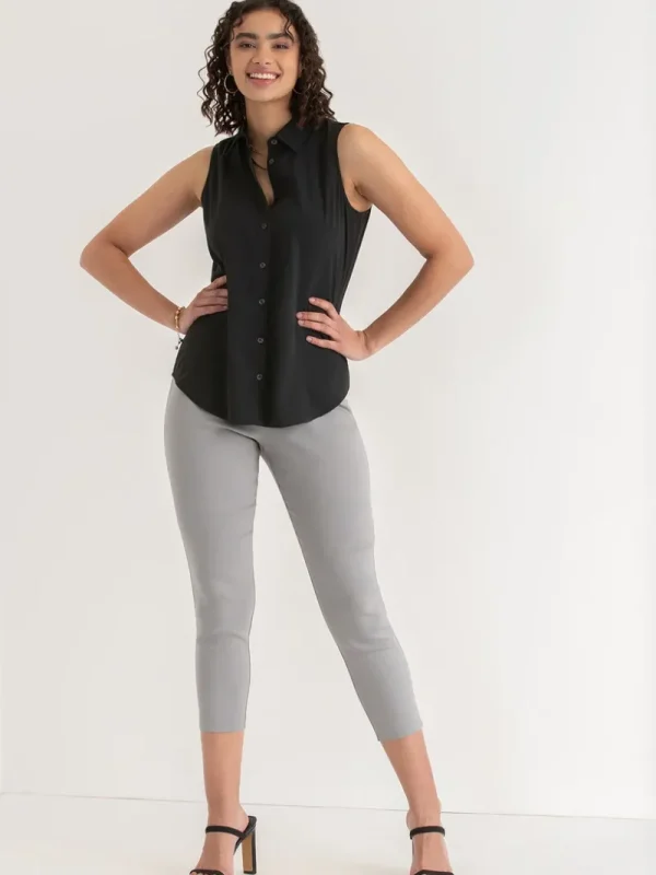 Ricki's Shirts & Blouses*Nicole Sleeveless Collared Shirt