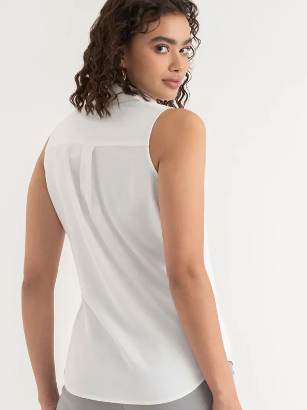 Ricki's Shirts & Blouses*Nicole Sleeveless Collared Shirt