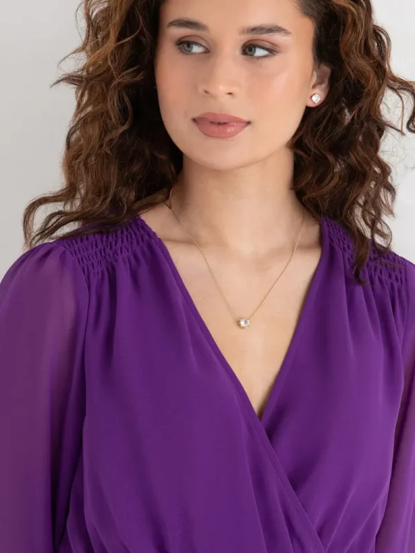 Ricki's Maxi & Midi Dresses*Nova Smocked Midi Dress in Chiffon