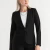Ricki's Blazers*Oxford Classic Suit Blazer in Luxe Ponte