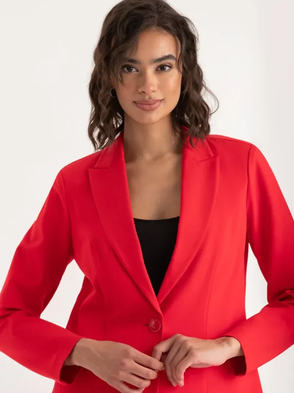 Ricki's Blazers*Oxford Classic Suit Blazer in Luxe Ponte