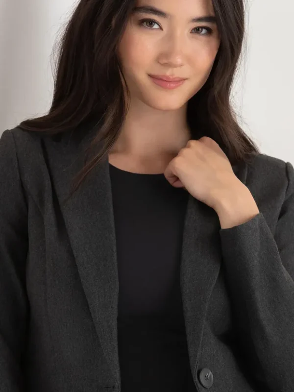 Ricki's Blazers*Oxford Classic Suit Blazer in Luxe Ponte