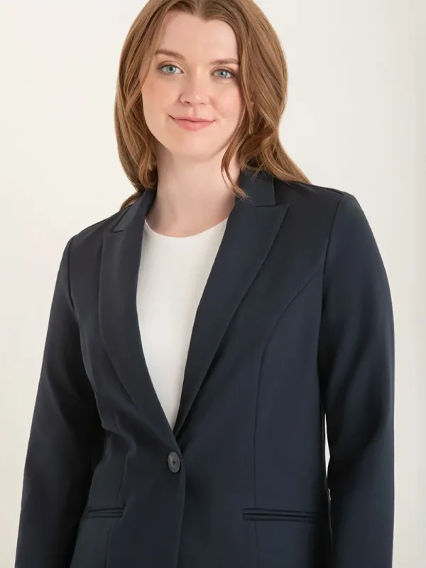 Ricki's Blazers*Oxford Classic Suit Blazer in Luxe Ponte