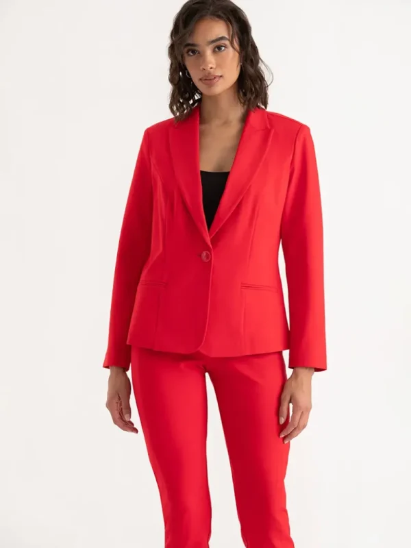 Ricki's Blazers*Oxford Classic Suit Blazer in Luxe Ponte