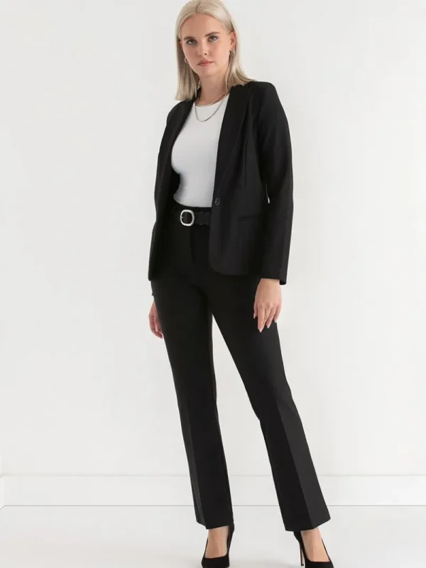 Ricki's Blazers*Oxford Classic Suit Blazer in Luxe Ponte