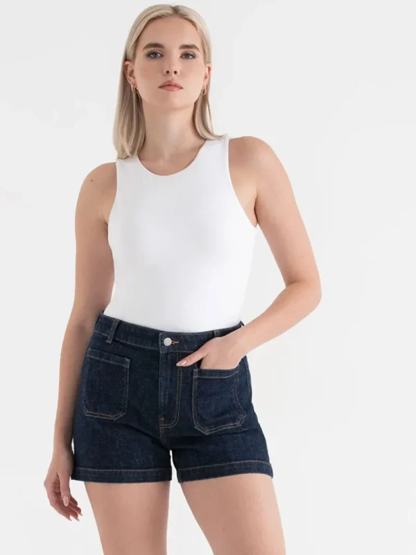 Ricki's Skirts & Shorts*Patch Pocket Jean Shorts