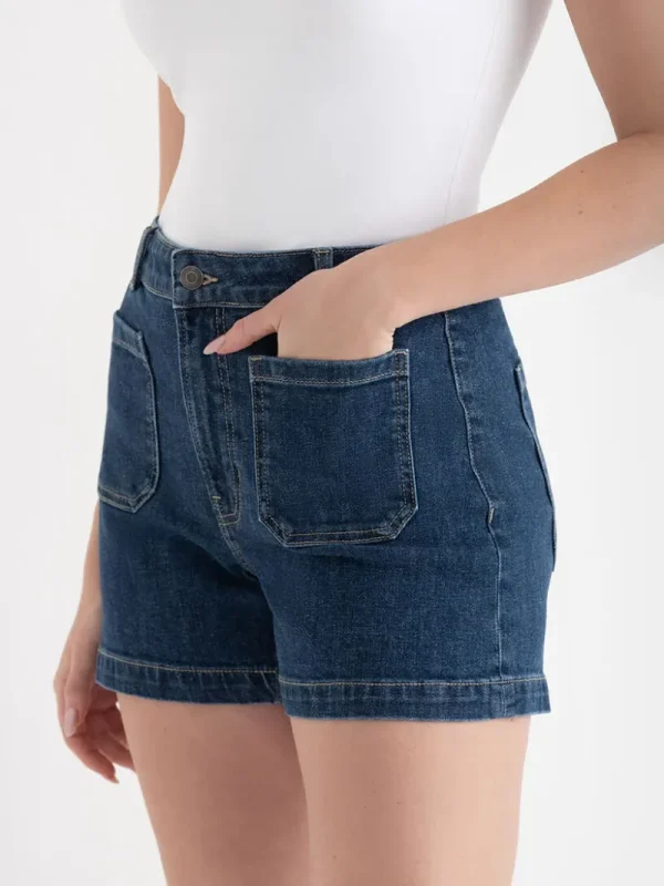 Ricki's Skirts & Shorts*Patch Pocket Jean Shorts