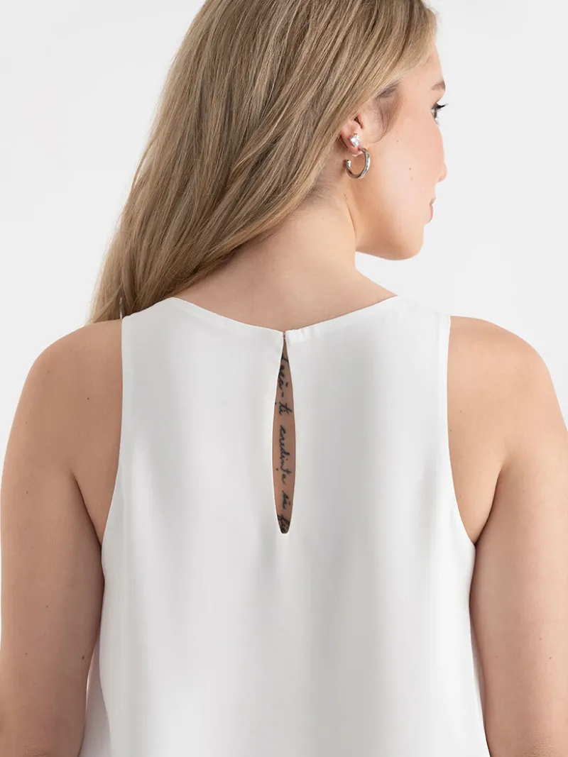 paulina_pleat_neck_sleeve_2-3.webp Ricki's Shirts & Blouses*Paulina Pleat Neck Sleeveless Blouse