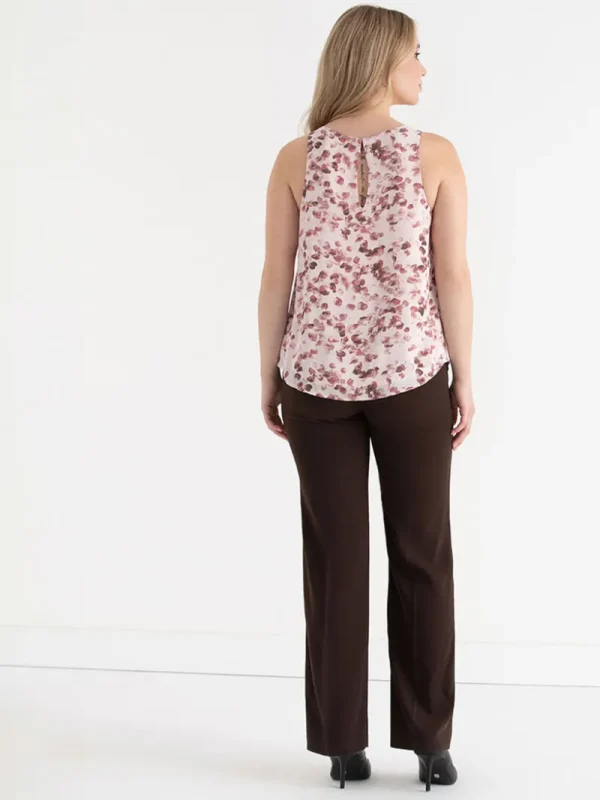 Ricki's Shirts & Blouses*Paulina Pleat Neck Sleeveless Blouse