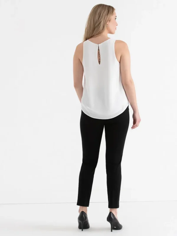 Ricki's Shirts & Blouses*Paulina Pleat Neck Sleeveless Blouse