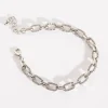 Ricki's Necklaces*Pave Chain Link Bracelet in