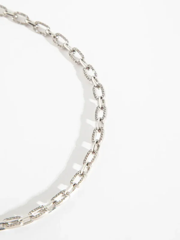 Ricki's Bracelets*Pave Chain Link Necklace in